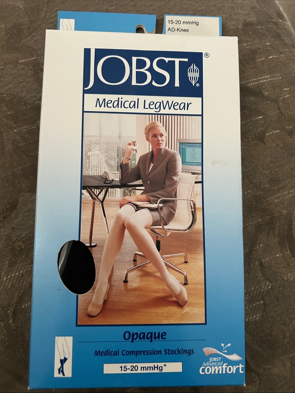 JOBST Opaque Medical Knee-High Compression Socks – Black